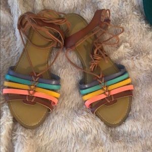 Lace Up Sandals